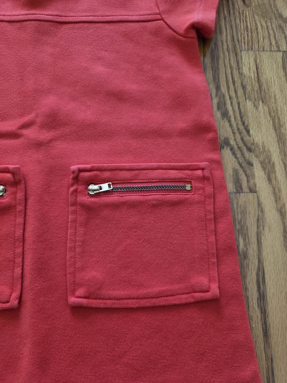 Crewcuts Red Short-Sleeve Pocket A-Line Dress